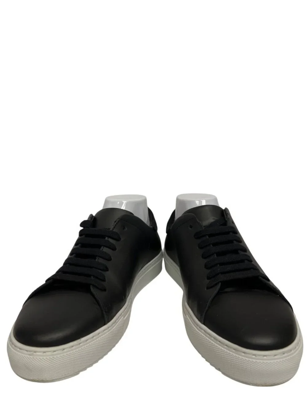 Axel Arigato Black Leather Low Top Sneakers Men's EU 40 US 7.5 Casual Shoes